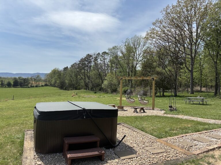 outdoor hot tub