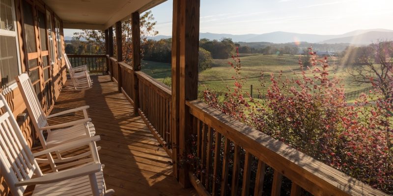 porch with a view