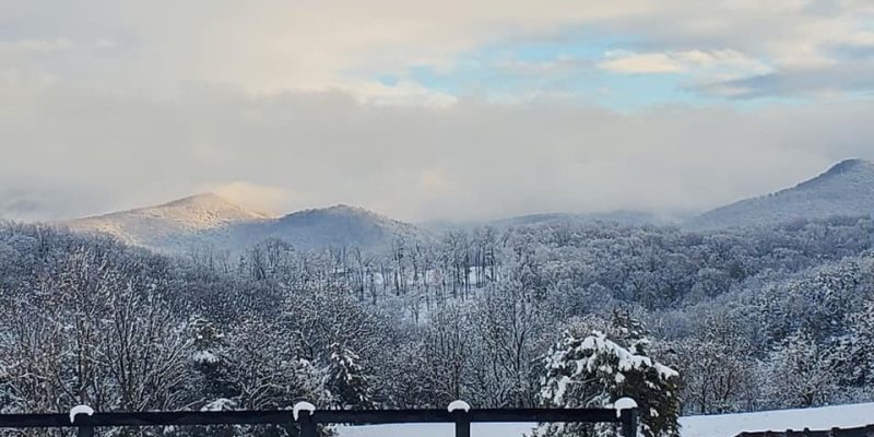 ranch in winter